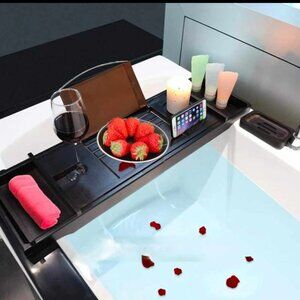 Natural Bamboo Bathtub Tray – brand new